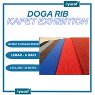 Doga Rib Kapet | Carpet Event | 6.5FT X 82FT | (HYM) | Carpet Budget | Kapet Murah |  | Event, Offic