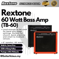 Rextone 60 watt Bass Amplifier ( TB60 / TB-60 ) bass gitar amplifier speaker Rextone 60