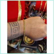 Bracelet 18K Italy Gold plated with italy750 stamp on lock