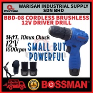 BOSSMAN BBD-008 Cordless Brushless 12V Driver Drill