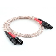 8TC Pro Audio Balance Cable 7N OCC Pure Copper XLR Audio Cable Balance Cable XLR Male to Female M/F 