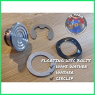 ✗ ✻ FLOATING DISC BOLTS SALAYA INOX STAINLESS STEEL ( 1 PC )