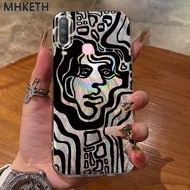 MHKETH Case For VIVO Y12 Y12i Y15 Y17 Y3 Y3s Y17s Y36i G2 Y28 5G Abstract Character Phone