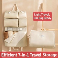 7 in 1 Hanging Travel Storage Bag Clothing Underwear Organizer Bag |   Seven-in-One Hanging Travel S