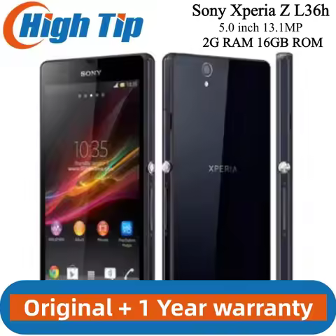 Original Unlocked Sony Xperia Z L36h C6602 C6603 3G&4G Mobile phone 5.0 TouchScreen Quad-Core 2G RAM