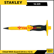 Pahat Beton Chisel Concrete With Guard 3-4 in x 12 in STANLEY 16-329
