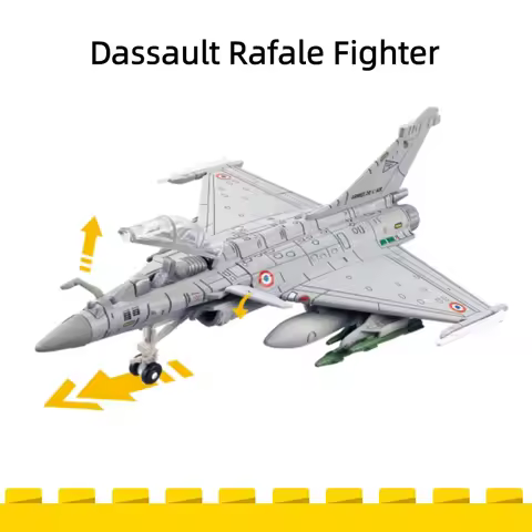 1/72 Creative Military Series Building Blocks Dassault Rafale Attack Aircraft Model Multi-purpose Fi
