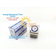Counter/Timer SUL181D 110-220V Analog Mechanical Timer Switch 15min~24hours 15 Minutes