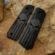 aqk/Blackhawk 1911 Grips Handle Guard Plate Mongolian Solid Wood Accessories Grip Plate Engraving M