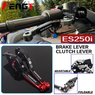 For WMOTO ES250i ES 250I Motorcycle Accessories Adjustable Folding Handle Guard Levers Brake Lever C