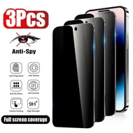 3PCS Anti-Spy Glass for IPhone 16 15 14 13 12 11 Pro Max Privacy Screen Protector for IPhone 13Mini 
