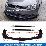 Universal Front Bumper Lip Spoiler Splitter Deflector Body Kit Guards For Volkswagen VW Golf 6 GTI MK6 Jetta MK5 Car Acc