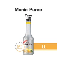 Monin Puree Yuzu โมนิน เพียวเร่ ยูซุ โมแนง เพียวเร่ 1L พูเร่ น้ำเชื่อมรสผลไม้ผสมเนื้อผลไม้ เนื้อผลไม