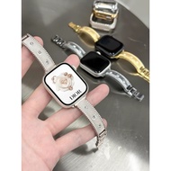 Stainless Steel Diamond Pump Strap Compatible With Smart Watch 11 10 9 8 7 6 5 4 3 2 1 Se Ultra And 