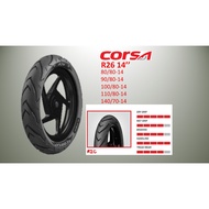 🔥2022Y🔥Scooter Corsa Platinum R26 14'' 80/80-14 90/80-14 100/80-14 110/80-14 140/70-14 Tayar Tubeless Tyre Original
