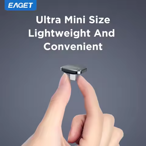 EAGET 8GB/16GB/32GB/64GB Mini Car Type-C USB 2.0 Flash Drive Plug & Play for Dashcam Mobile Mac PC C