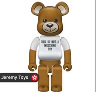 1000% Bearbrick Macau 2020 Moschino