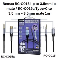 REMAX  RC-C015a Type-C to 3.5mm – 3.5mm male 1m