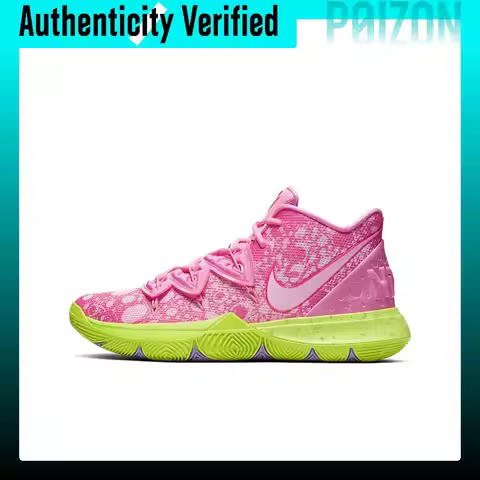 SPONGEBOB SQUAREPANTS X Nike Kyrie 5 Basketball Shoes Men's Mid-top Bright Pink/Light Green CJ6951-6