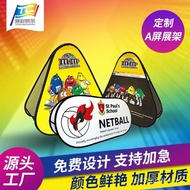 Font Display Card Double-Sided A Display Stand Folding A Screen Display Stand Advertising Stand Disp