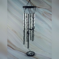 FONG LING PATKWA 6 STICK SILVER WIND CHIME