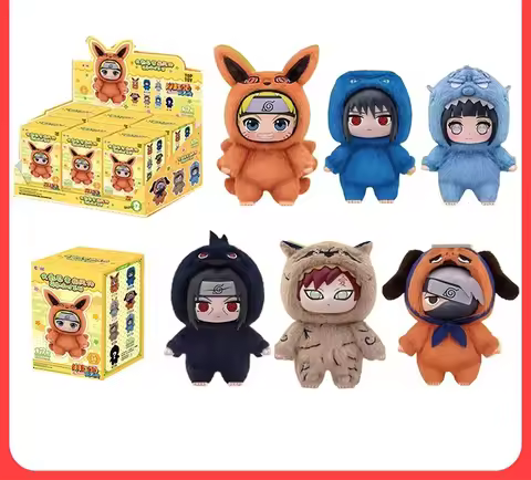 Naruto Blind Box Blast Team Series Plush Dolls Hand-decorated Toys Collection Gifts blind box blind 