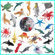 Kids Toys Ocean Animals Figures Underwater Sea Mini Creature  zhenghong