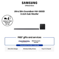 Samsung HW-S800D/XS Ultra Slim Soundbar 3.1.2 ch Sub Woofer (2024)