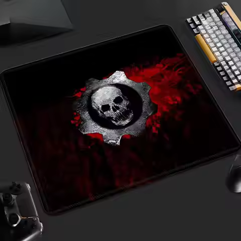Gamer G-Gears Of W-WarS Mouse Pad Cartoon rubber Small mouse pad desktop computer office keyboard e-
