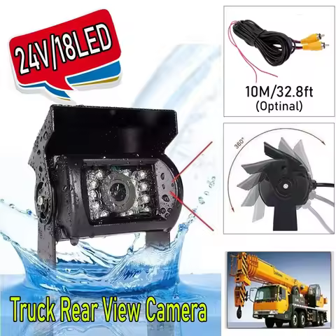 Backing camera infrared rearview camera 9-24V car passenger and freight car HD night vision bus came