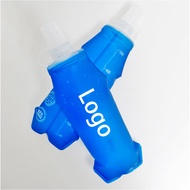 Soft Water Bottle Foldable Soft Water Bottle Cycling Mountaineering Leak-Proof Sports Water Bottle W