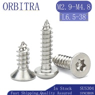SUS304 Torx Countersunk Head Self-Tapping with Column Screw M2.9-M4.8