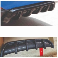 Universal Rear bumper Diffuser (Glossy Carbon fiber black) Seller store pickup equals to delivery.