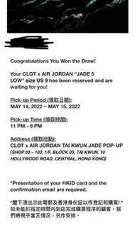 CLOT x AIR JORDAN "JADE 5