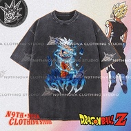 24h shipping N9THNOVA Goku printed T-shirt,Anime Dragon Ball, pure cotton washed T-shirt, versatile