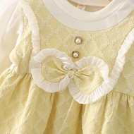 HUANGHU Store 2024 New Style Princess Dress Set for 1-Year-Old Baby Girls in Malaysia