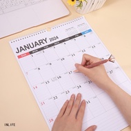 INLIFE 2024 English Wall Calendar Wall Calendar Desk Calendar Design and Printing