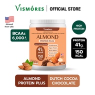 Vismores Almond Protein Powder รส Dutch Chocolate 910g โปรตีนอัลมอนด์ รสช็อคโกแล็ต