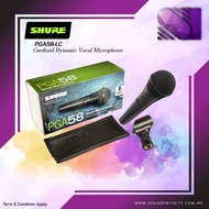[ Ready Stock ] Shure PGA58-LC Cardioid Dynamic Vocal Microphone (PGA58 / PGA-58 / PGA58LC)