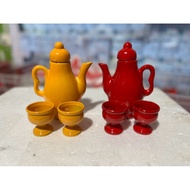 Tea pot and cup set, wedding ceremony (Timer set)