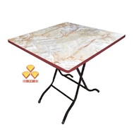 3V Wood Foldable Table 3x3 / Square Wooden Table Top with Folding Table Leg / Restaurant Furniture / Meja Lipat