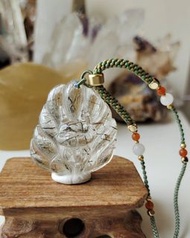 綠髮碧璽水晶九尾狐吊墜