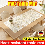 🔥PVC Table Mat/1mm2mm PVC Table Protector/Waterproof PVC Cover/Alas Meja Plastik Tebal/Waterproof & 