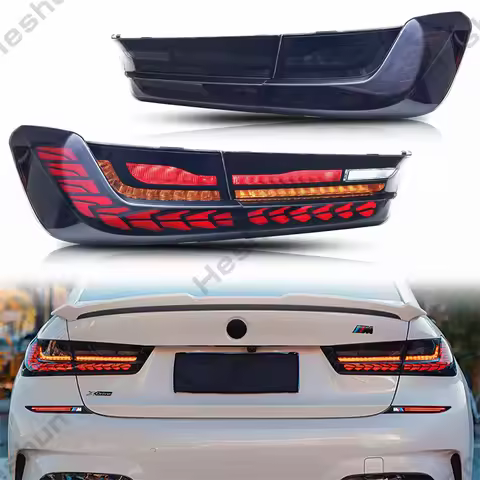 Pair GTS LED Tail Lights For BMW 3 Series G20 G80 M3 330 340i 320i 325i 2019-2024 Taillamp Taillight