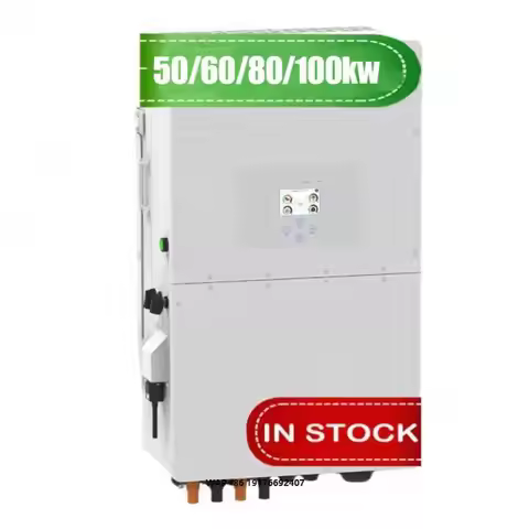 40 KW 50 KW 45KW 60 KW 80KW 100KW Deye SUN-50K-SG01HP3-EU-BM4 HV Commercial Three 3 phase hybrid Sol