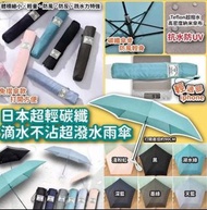 雨季救星 輕過一支益力多 【🌟 強力推介 － 日本 YOCO 滴水不沾．超輕碳纖5骨快乾傘 只有98g 💦