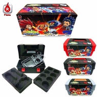 Beyblade box Portable Red and silver without Beyblade