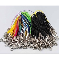 100 Pcs Lobster Claps Hanging Polyster / Keychain Strap / Phone Strap