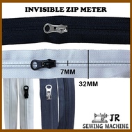 invisible zip meter size #7 per meter / Zip Bundle / Zip panjang / High Quality / Zip kusyen panjang