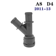 Apply to Audi A8 D4 2.5 2011-2013 Connector of heating water pipe A8 D4 2.5 Cooling water pipe conne